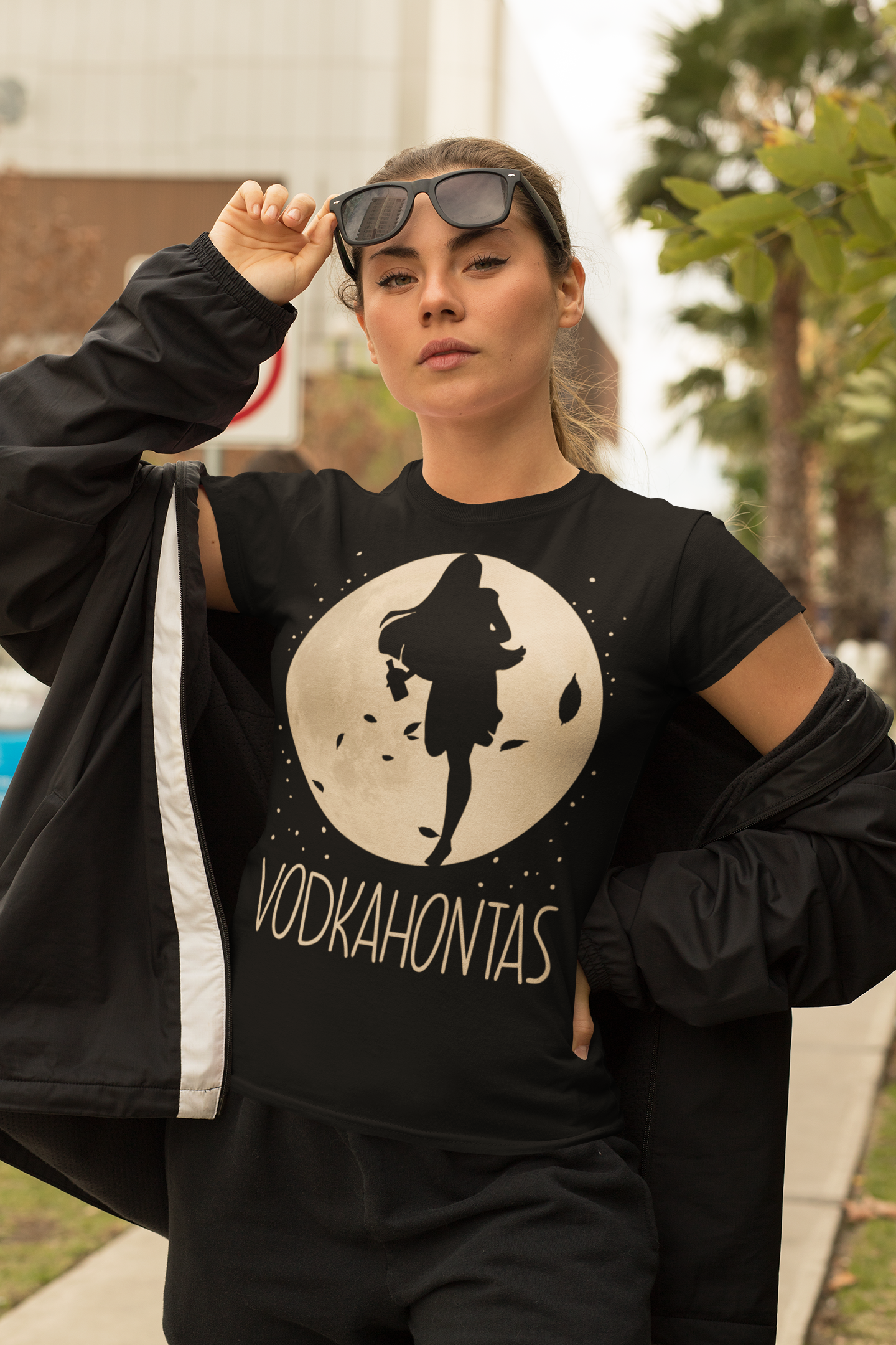 Vodkahontas Pocahontas Mond Prinzessin - Damen Premium Bio T-Shirt
