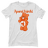 Weisses Aperol Bärchi Glücksbärchi Damenshirt mit Flasche und Glas