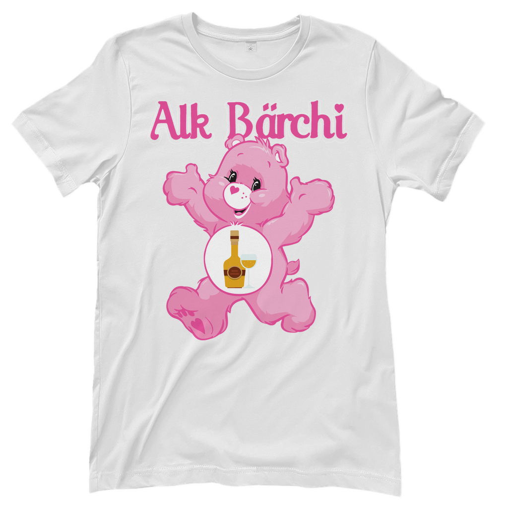 Alk Bärchi - Glücksbärchi - Damenshirt White
