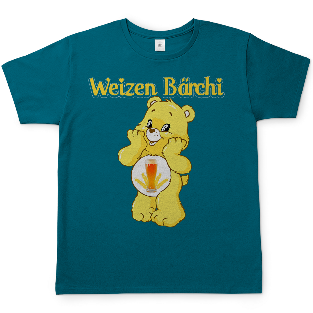Weizen Bärchi Glücksbärchi Herren Shirt in Diva Blau