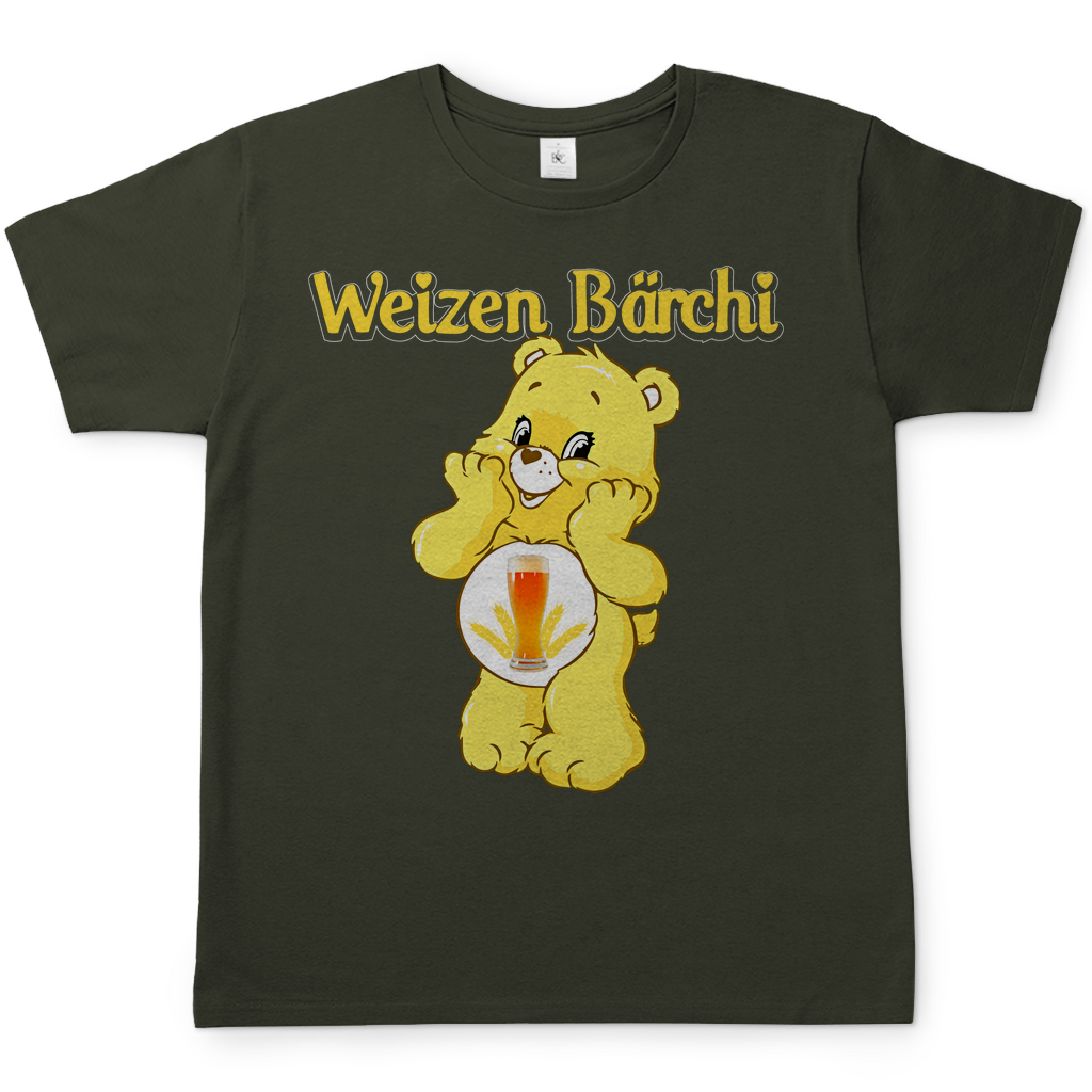 Weizen Bärchi Glücksbärchi Herren Shirt in Khaki
