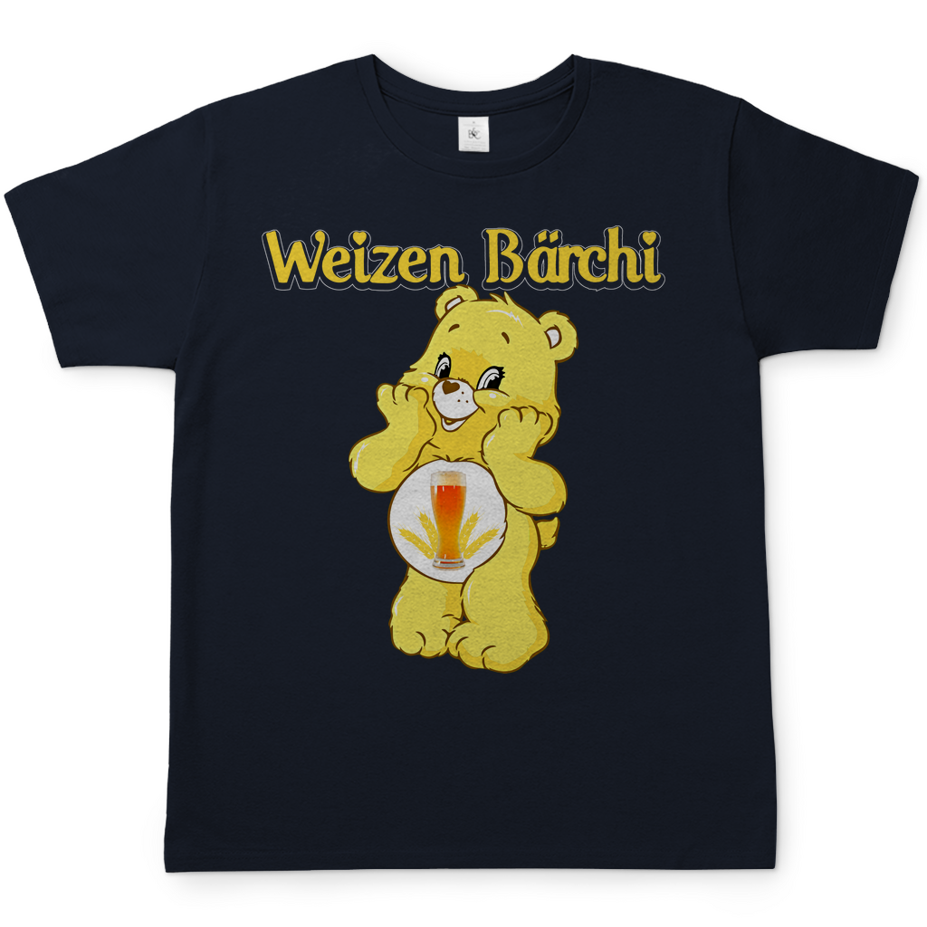 Weizen Bärchi Glücksbärchi Herren Shirt in Navy Blau