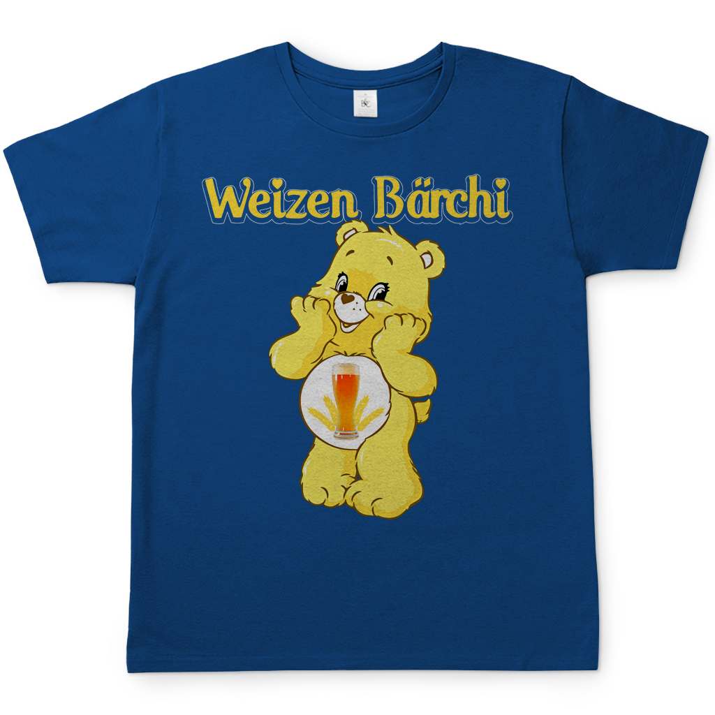 Weizen Bärchi Glücksbärchi Herren Shirt in Royal Blau