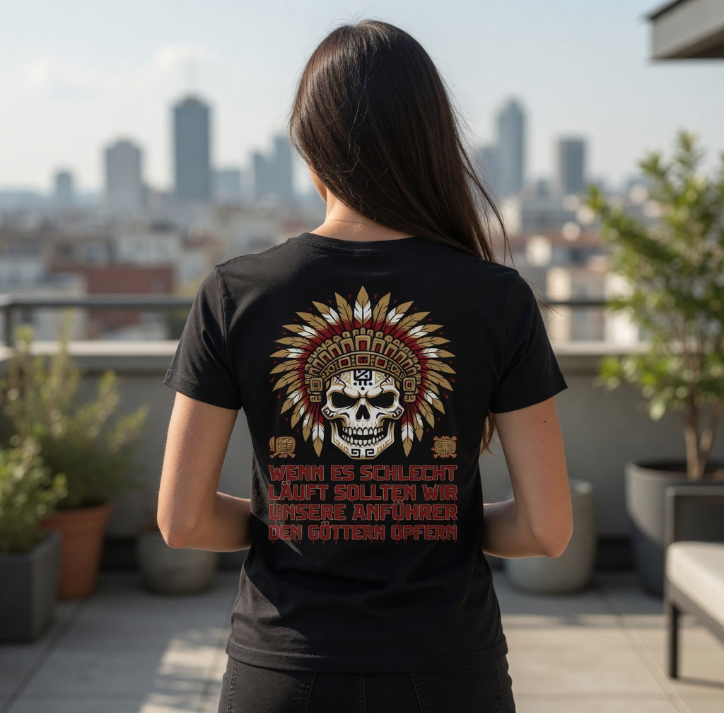 Wenn es schlecht läuft sollten wir unsere Anführer opfern - Damen Premium Bio T-Shirt