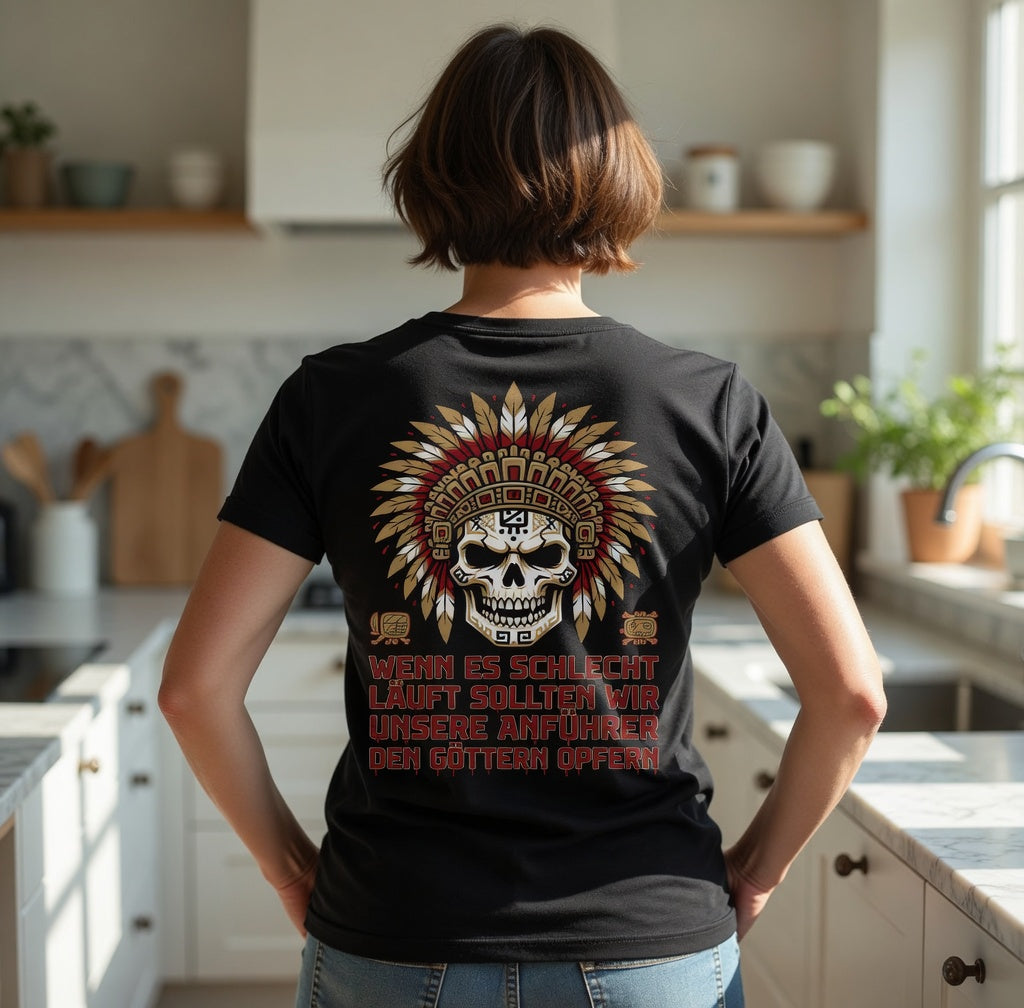 Wenn es schlecht läuft sollten wir unsere Anführer opfern - Damen Premium Bio T-Shirt