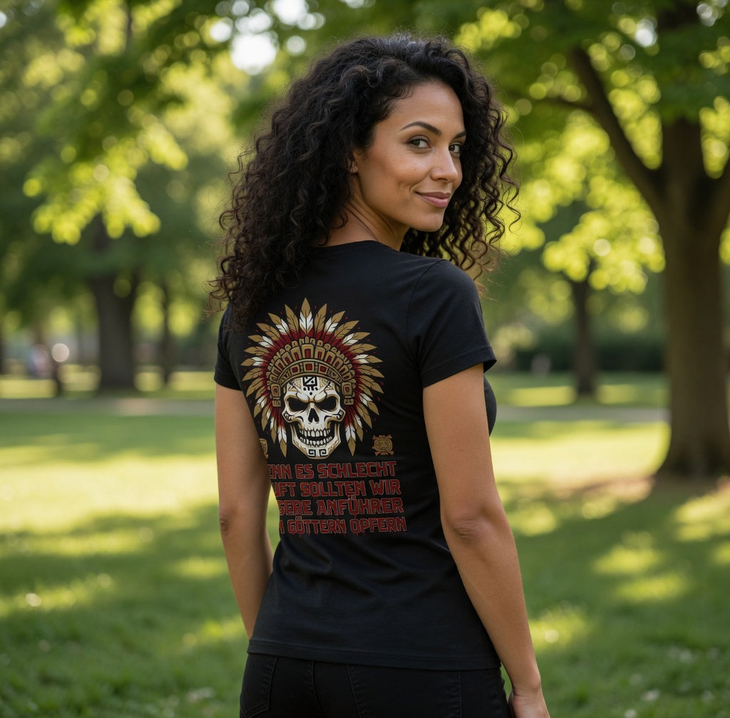 Wenn es schlecht läuft sollten wir unsere Anführer opfern - Damen Premium Bio T-Shirt