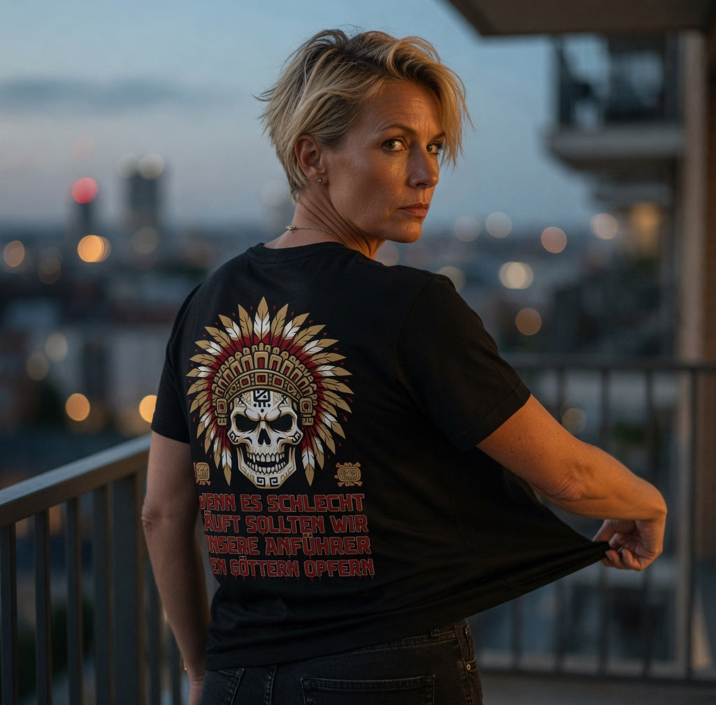 Wenn es schlecht läuft sollten wir unsere Anführer opfern - Damen Premium Bio T-Shirt