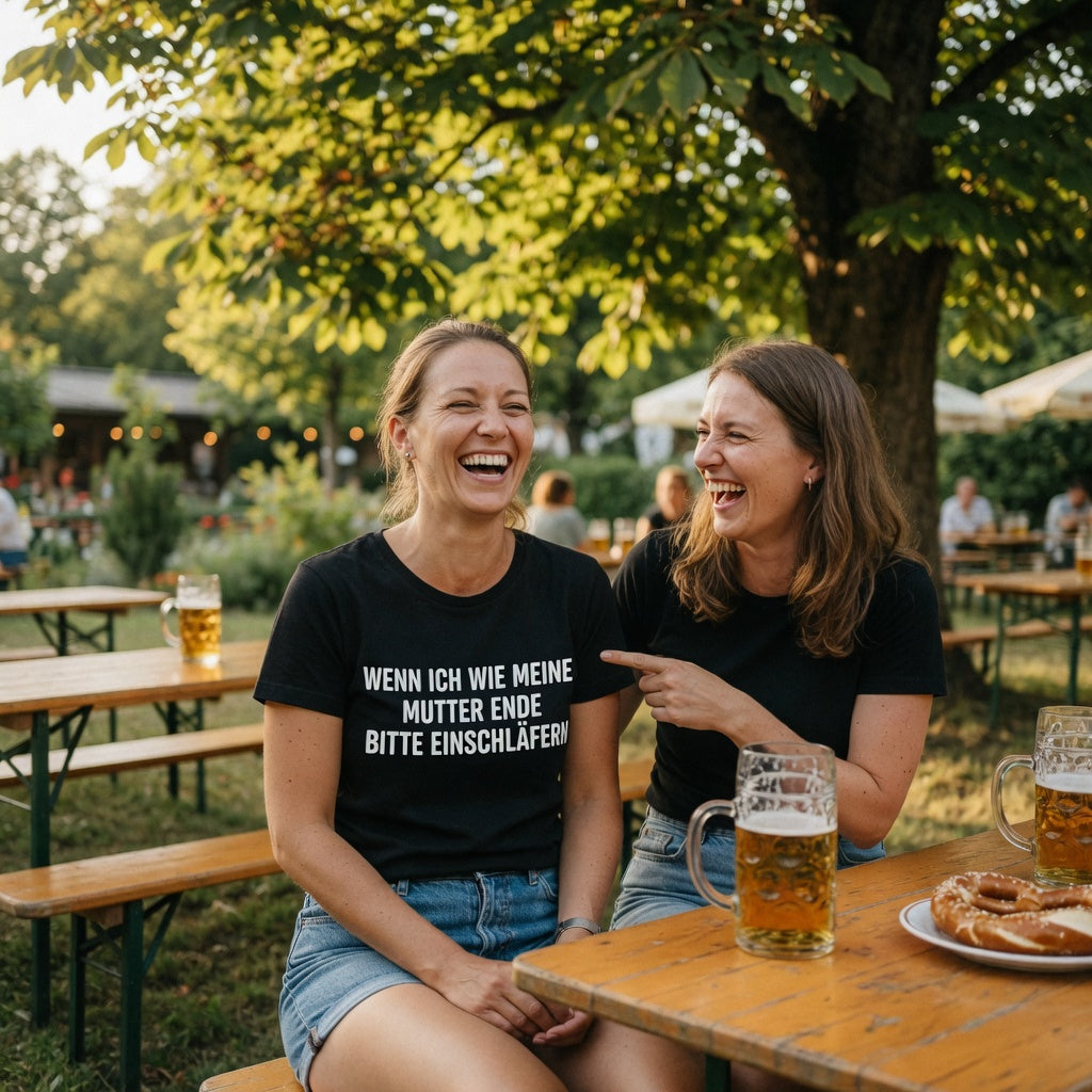 Wenn ich wie meine Mutter ende bitte einschläfern - Damen Premium Bio T-Shirt