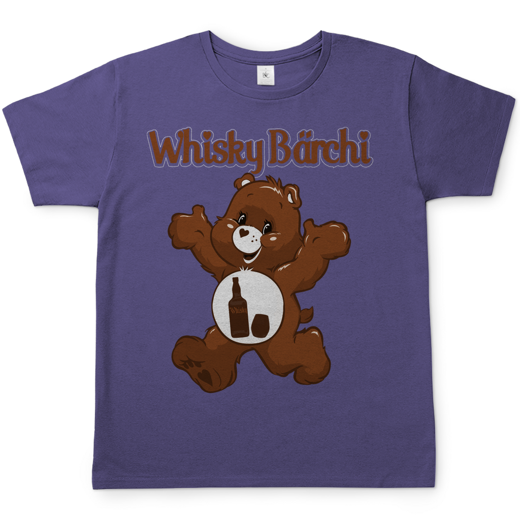 Whisky Glücksbärchi Herren Shirt in millennial lila
