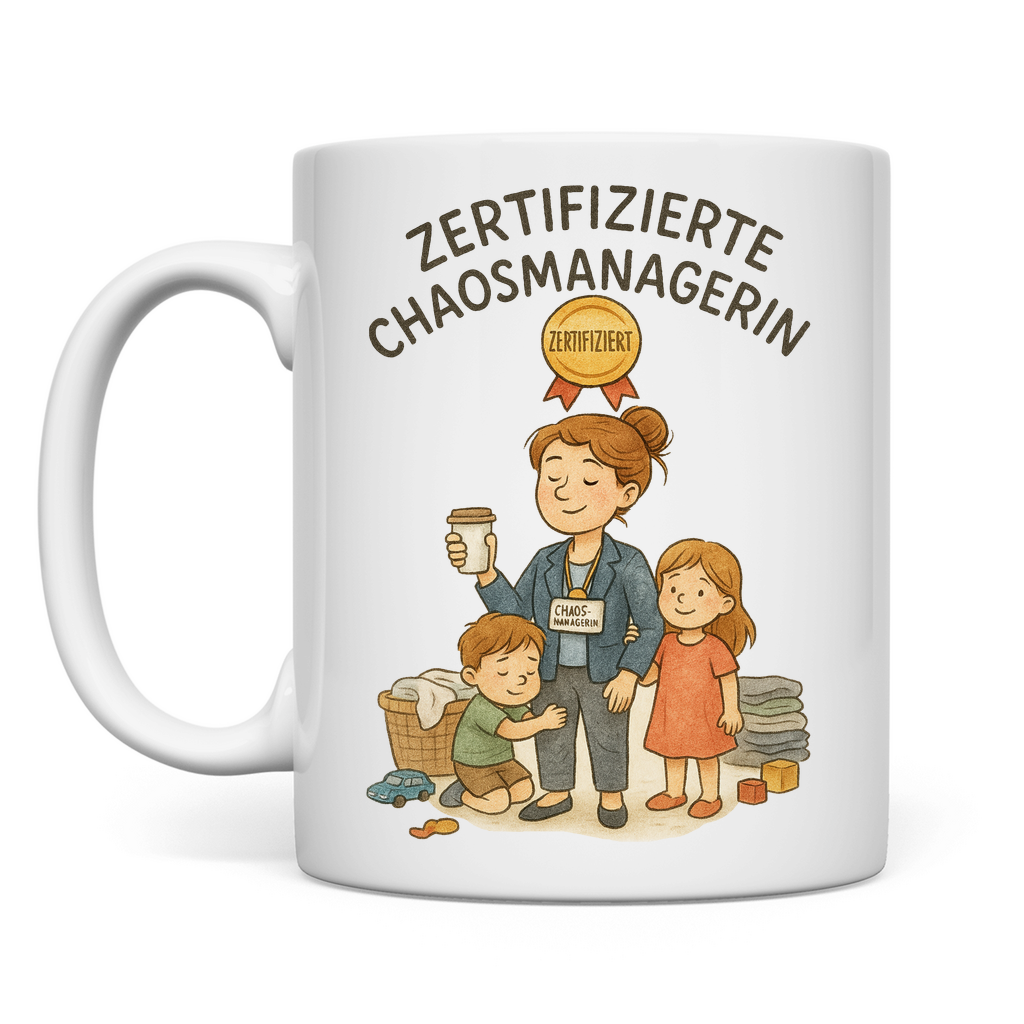 Zertifizierte Chaosmanagerin - Tasse White