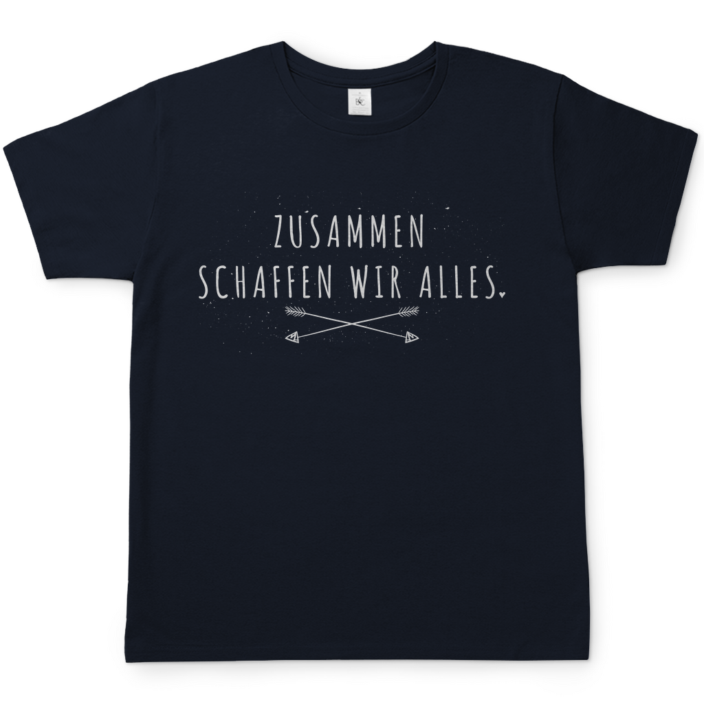 Zusammen schaffen wir alles - Herren Shirt Navy