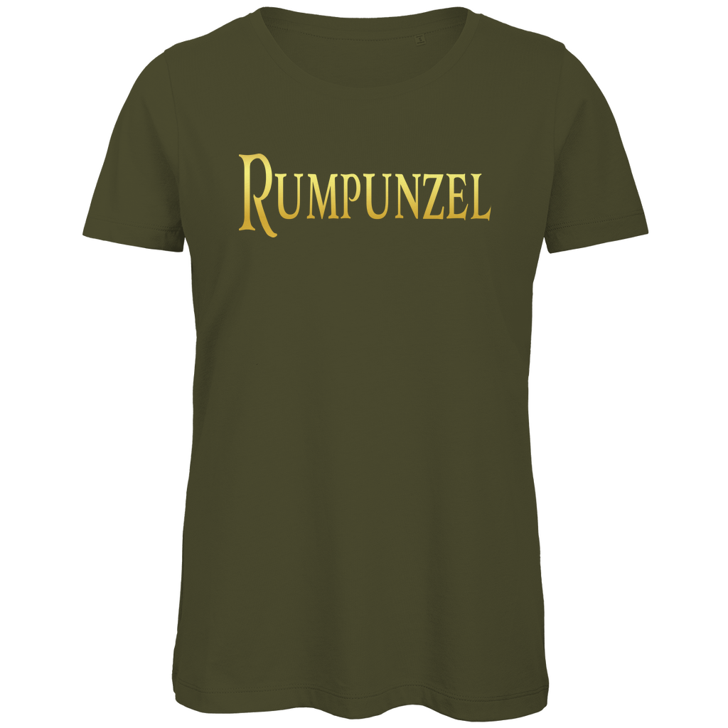 Rumpunzel - Prinzessin Gold - Damen Premium Bio T-Shirt Khaki