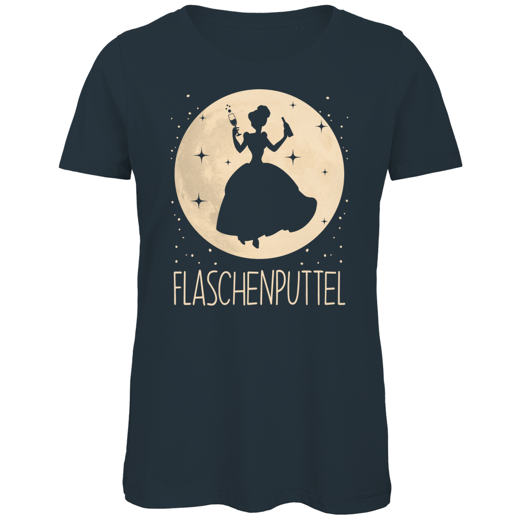 Mond Prinzessin - Flaschenputtel - Damen Premium Bio T-Shirt Dark Grey