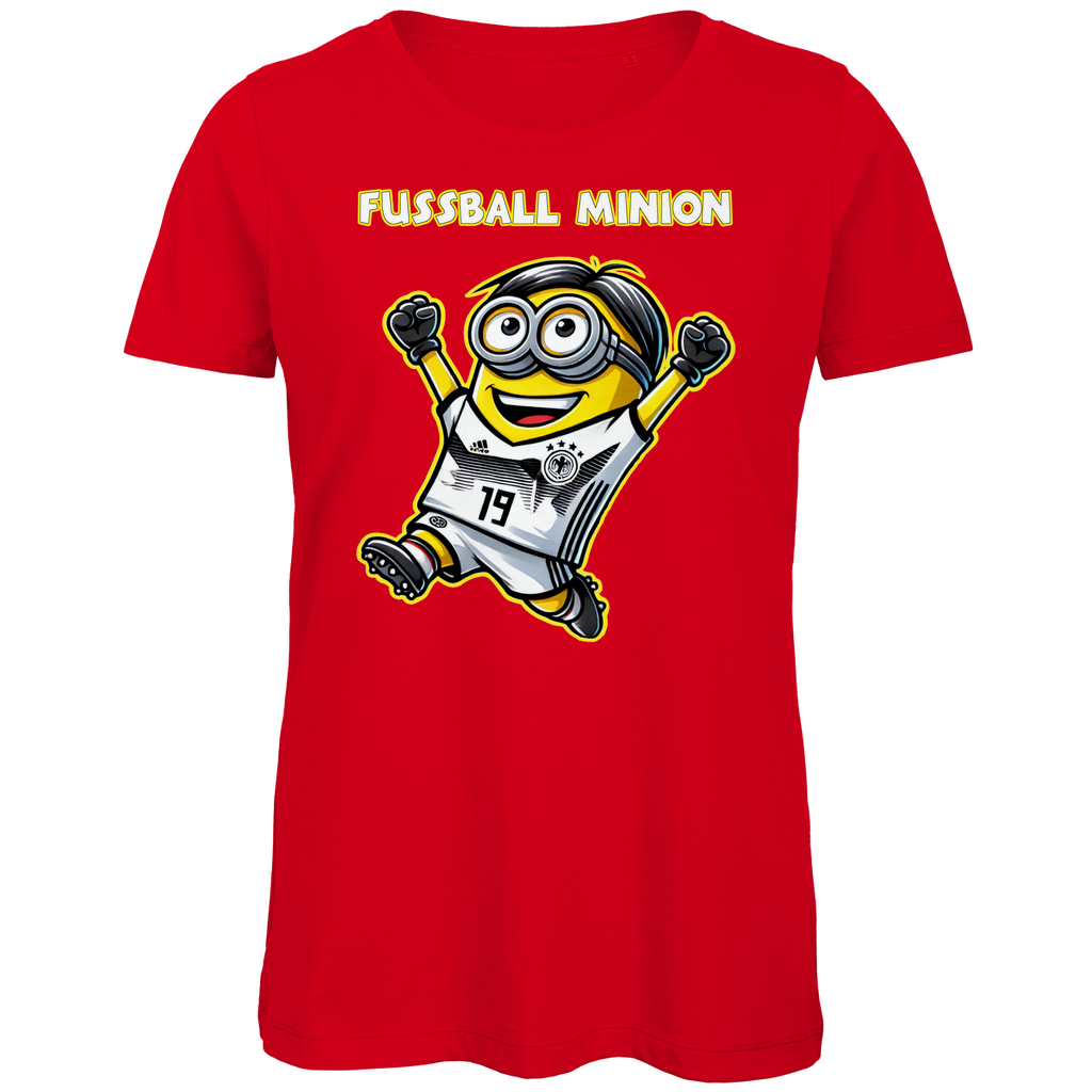 Fussball Minion - Damen Premium Bio T-Shirt