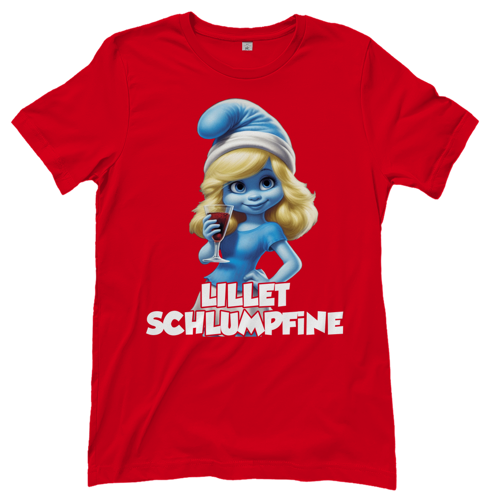Lillet Schlumpfine Grafik - Damenshirt Red