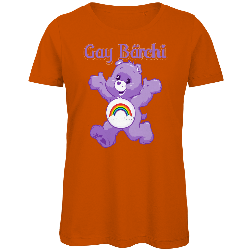Gay Bärchi - Glücksbärchi - Damen Premium Bio T-Shirt Urban Orange