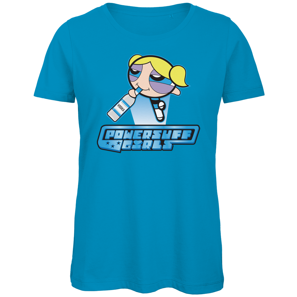 Bubbles Powersuff Powerpuff Girls - Damen Premium Bio T-Shirt Atoll