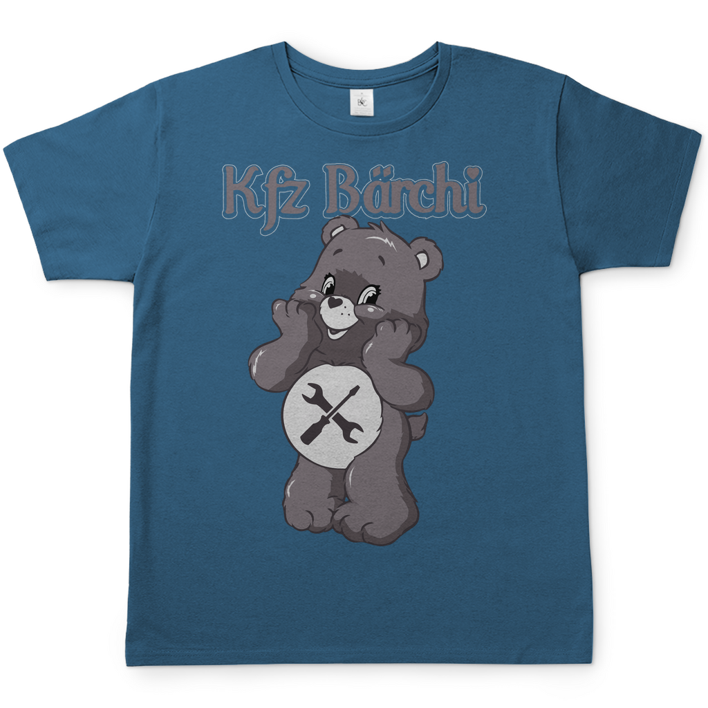 KFZ Bärchi - Glücksbärchi - Herren Shirt Stone Blue