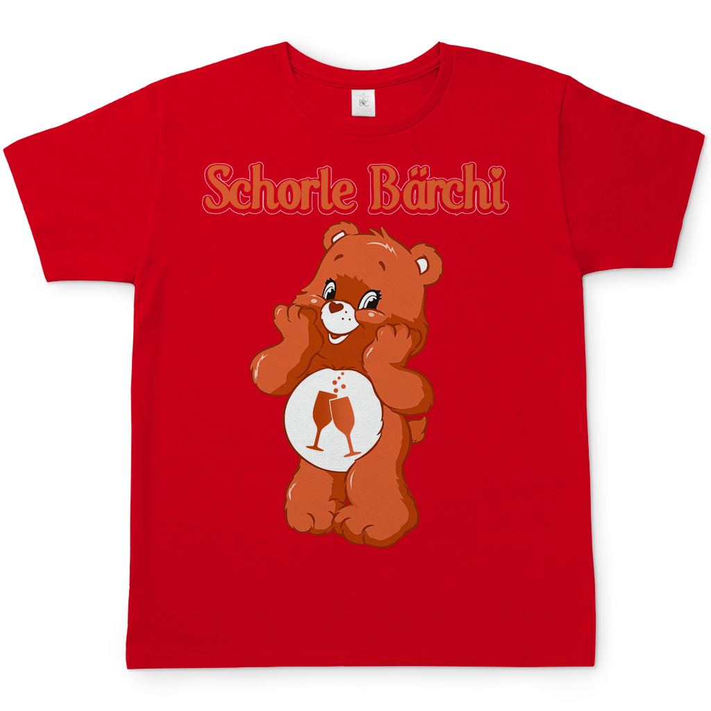 Schorle Bärchi - Glücksbärchi - Herren Shirt Red