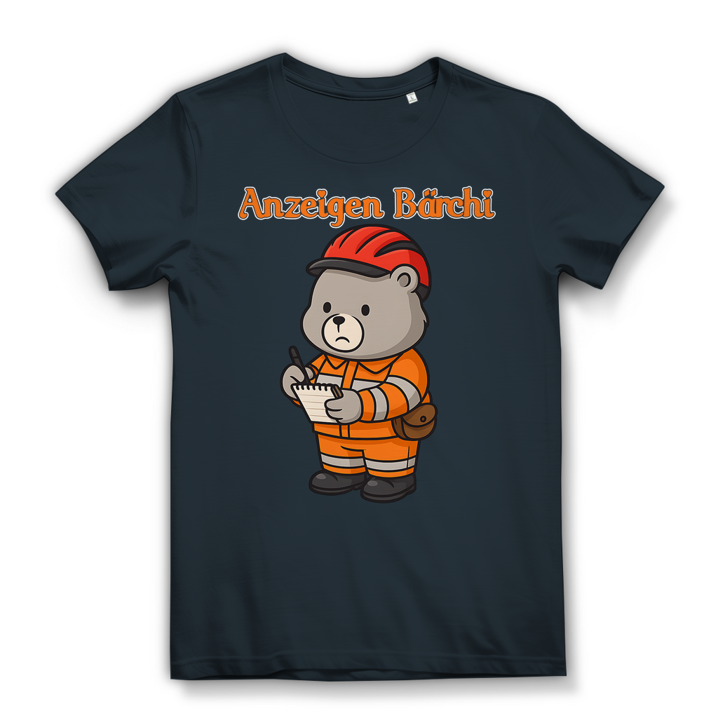 Anzeigen Bärchi - Glücksbärchi - Damen Premium Bio T-Shirt Dark Grey