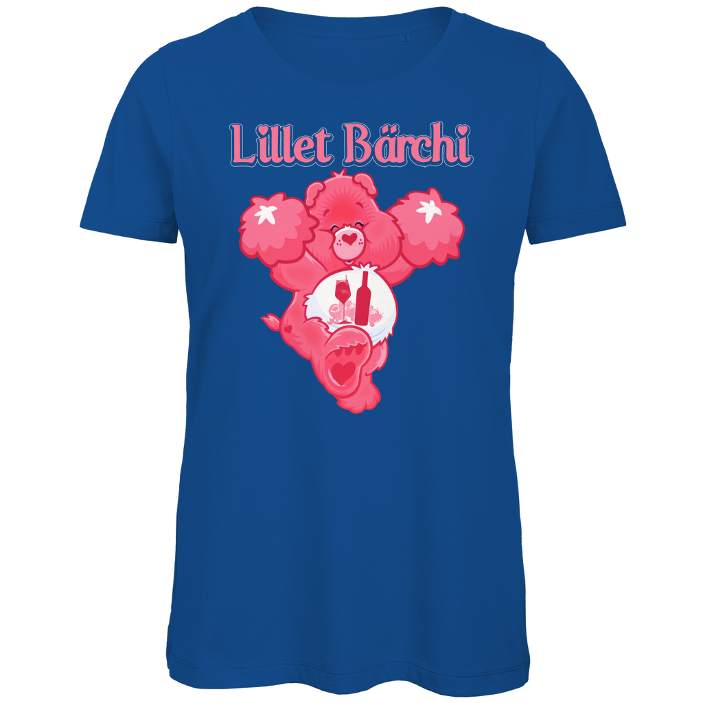 Lillet Bärchi - Glücksbärchi - Damen Premium Bio T-Shirt Royal Blue