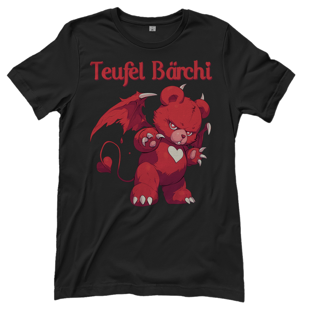 Teufel Bärchi - Glücksbärchi - Damenshirt Black