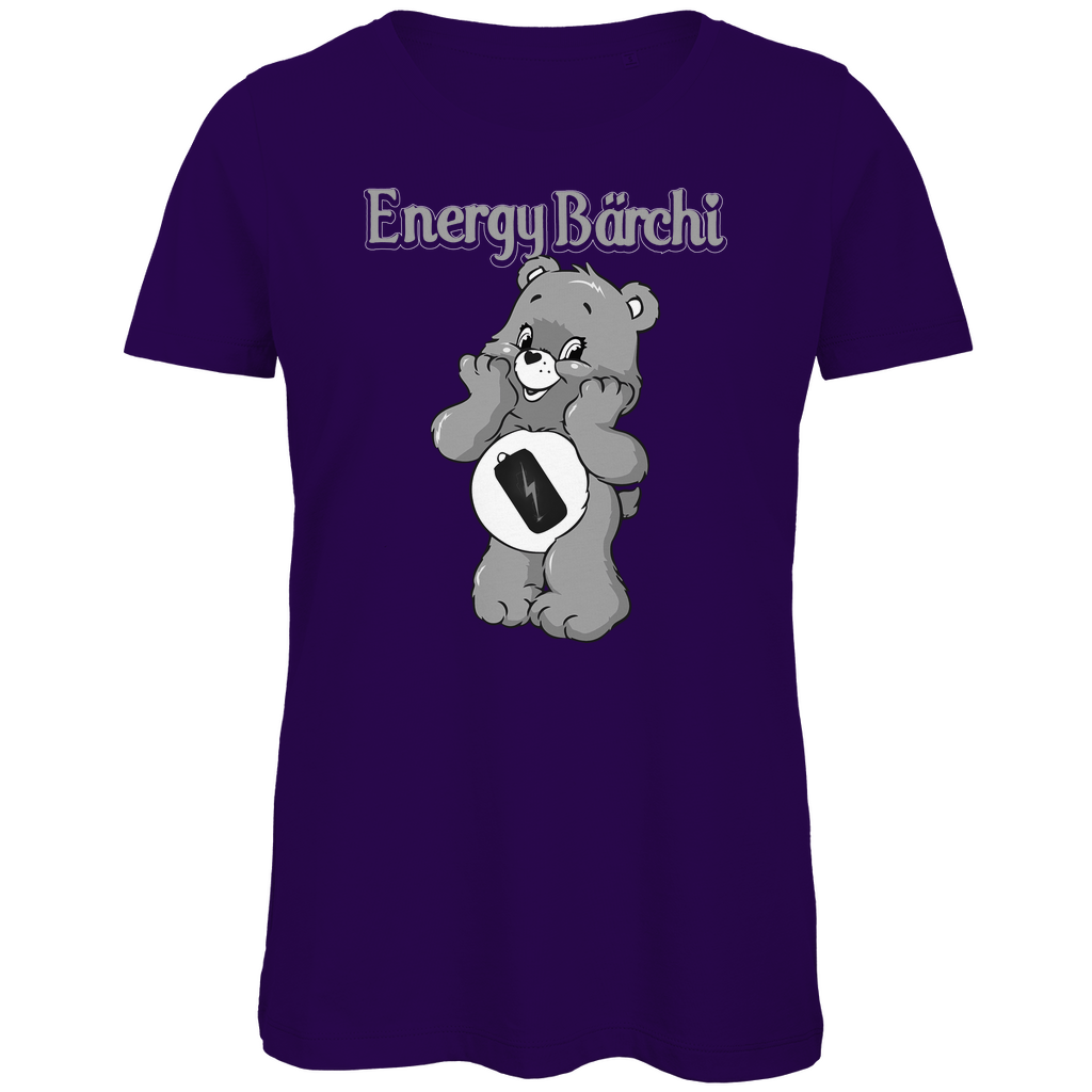 Energy Bärchi - Glücksbärchi - Damen Premium Bio T-Shirt Urban Purple