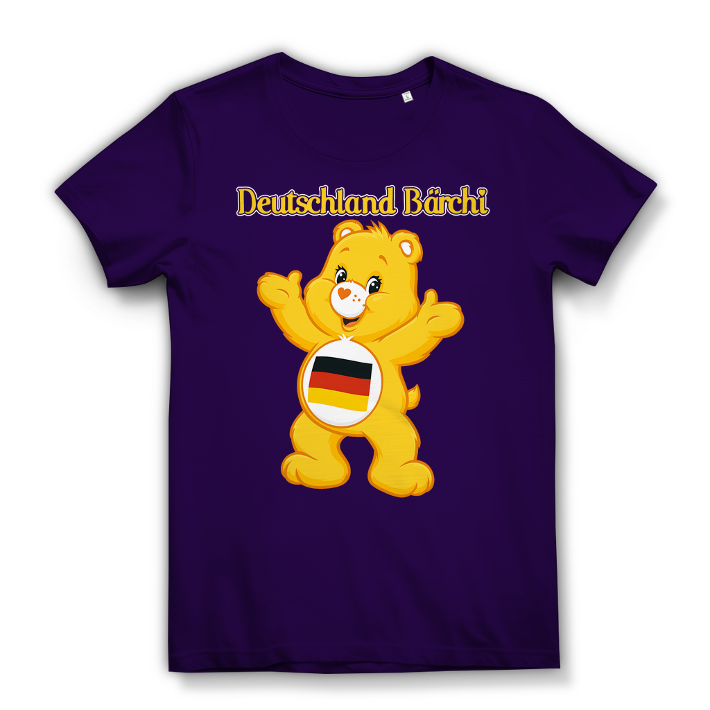 Deutschland Bärchi - Glücksbärchi - Damen Premium Bio T-Shirt Urban Purple