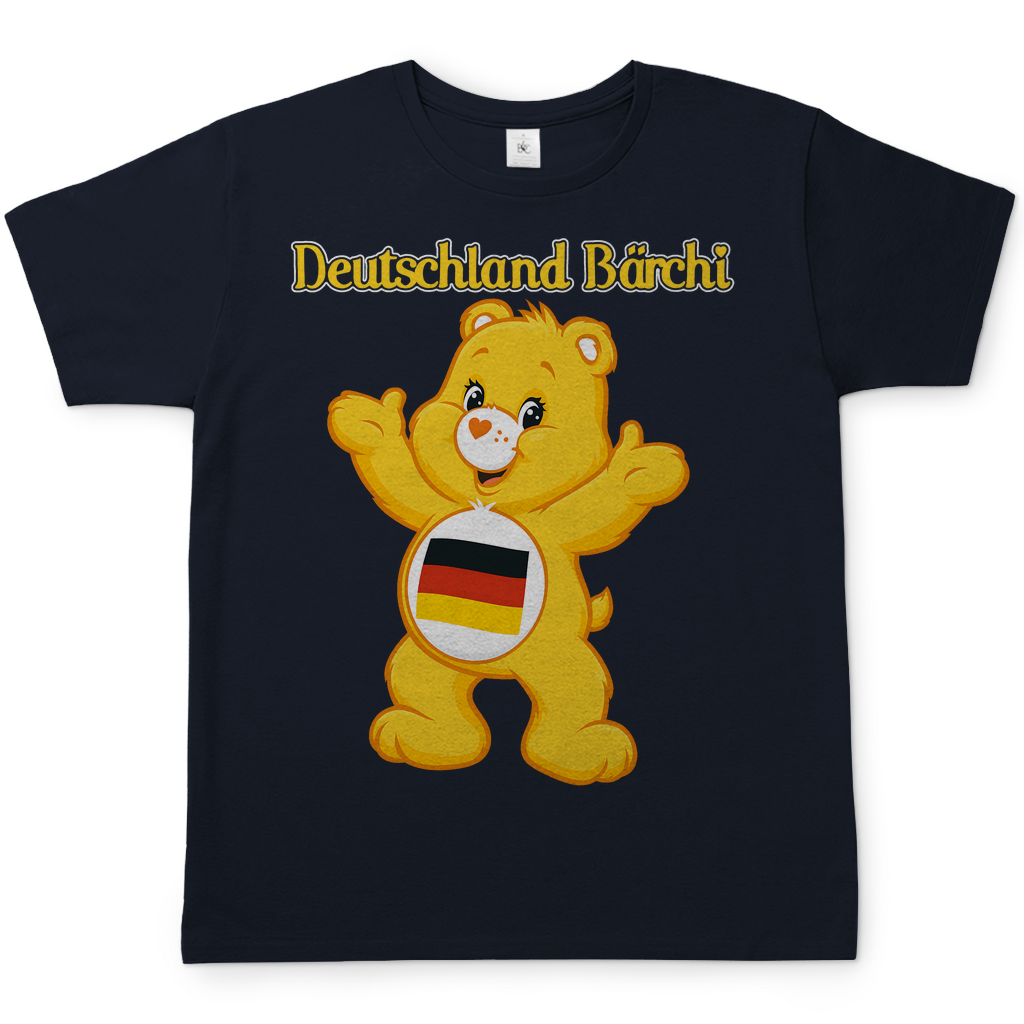 Deutschland Bärchi - Glücksbärchi - Herren T-Shirt Navy