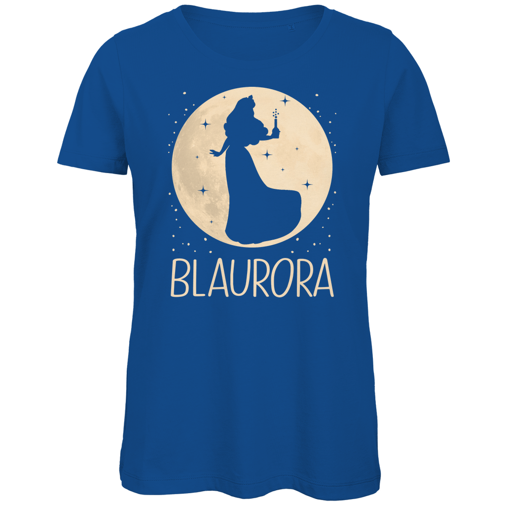 Mond Prinzessin - Blaurora - Damen Premium Bio T-Shirt Royal Blue