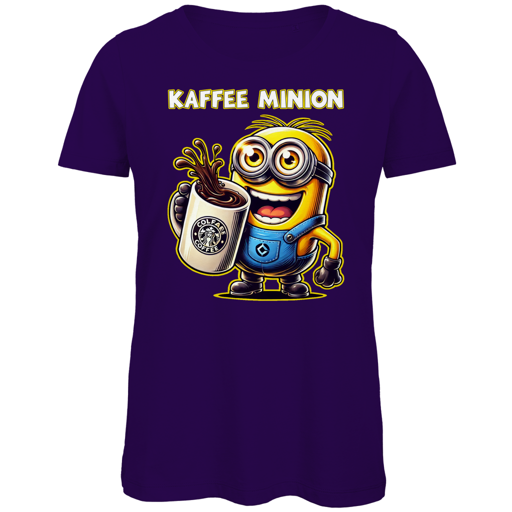 Kaffee Minion - Damen Premium Bio T-Shirt