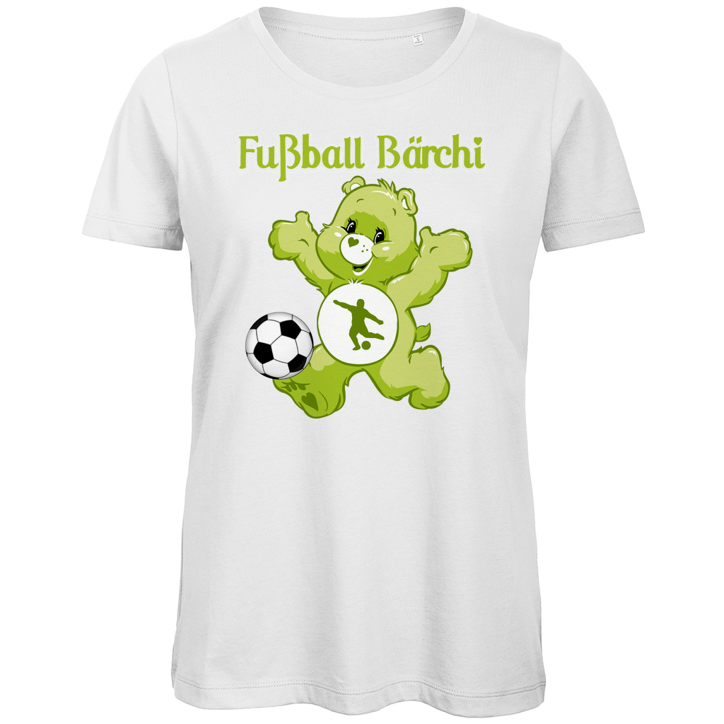 Fußball Bärchi - Glücksbärchi - Damen Premium Bio T-Shirt White