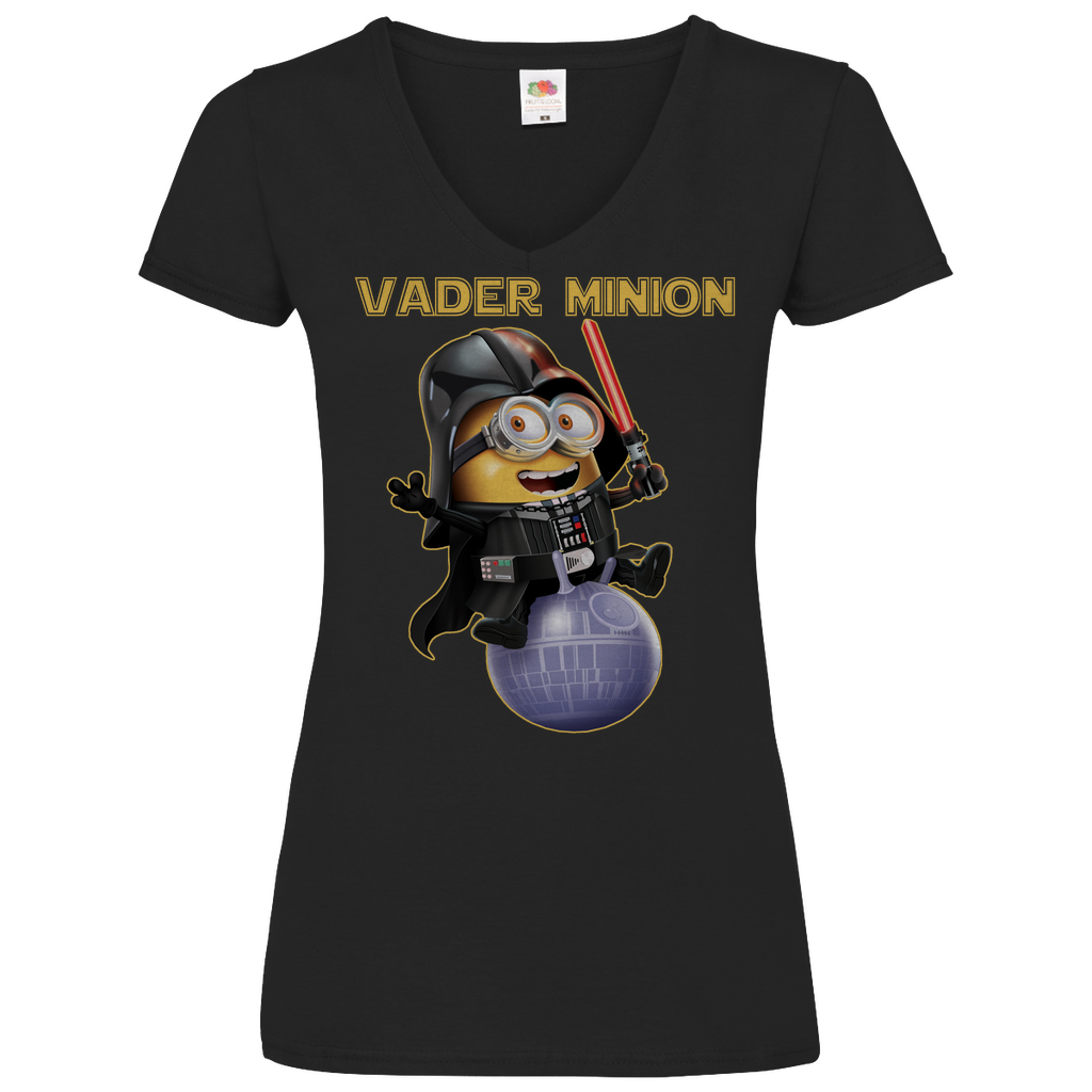 Vader Minion - V-Neck Damenshirt