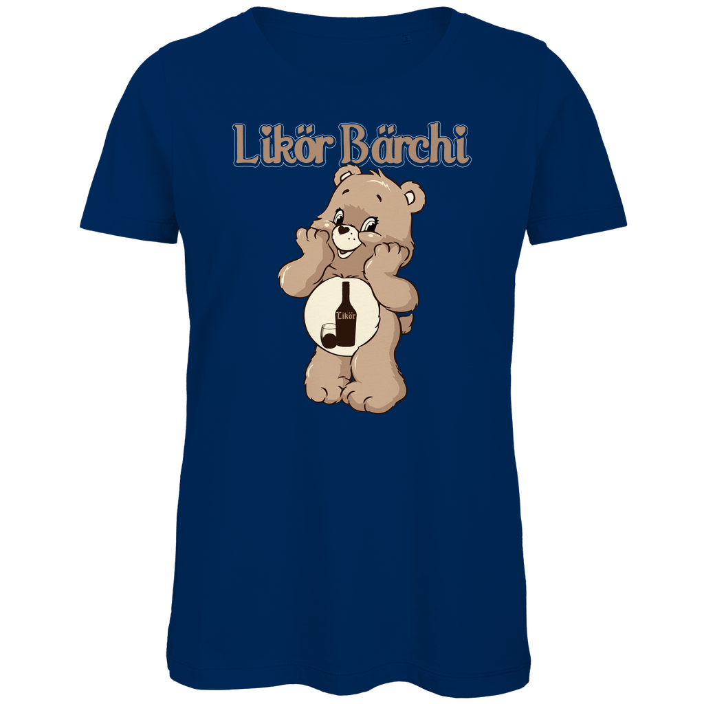 Likör Bärchi - Glücksbärchi - Damen Premium Bio T-Shirt Navy