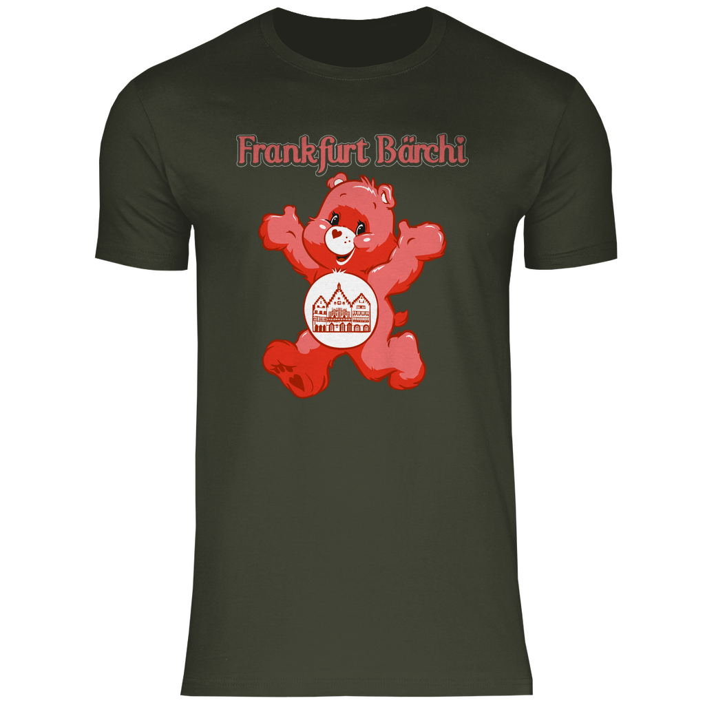 Frankfurt Bärchi - Glücksbärchi - Herren Shirt Urban Khaki