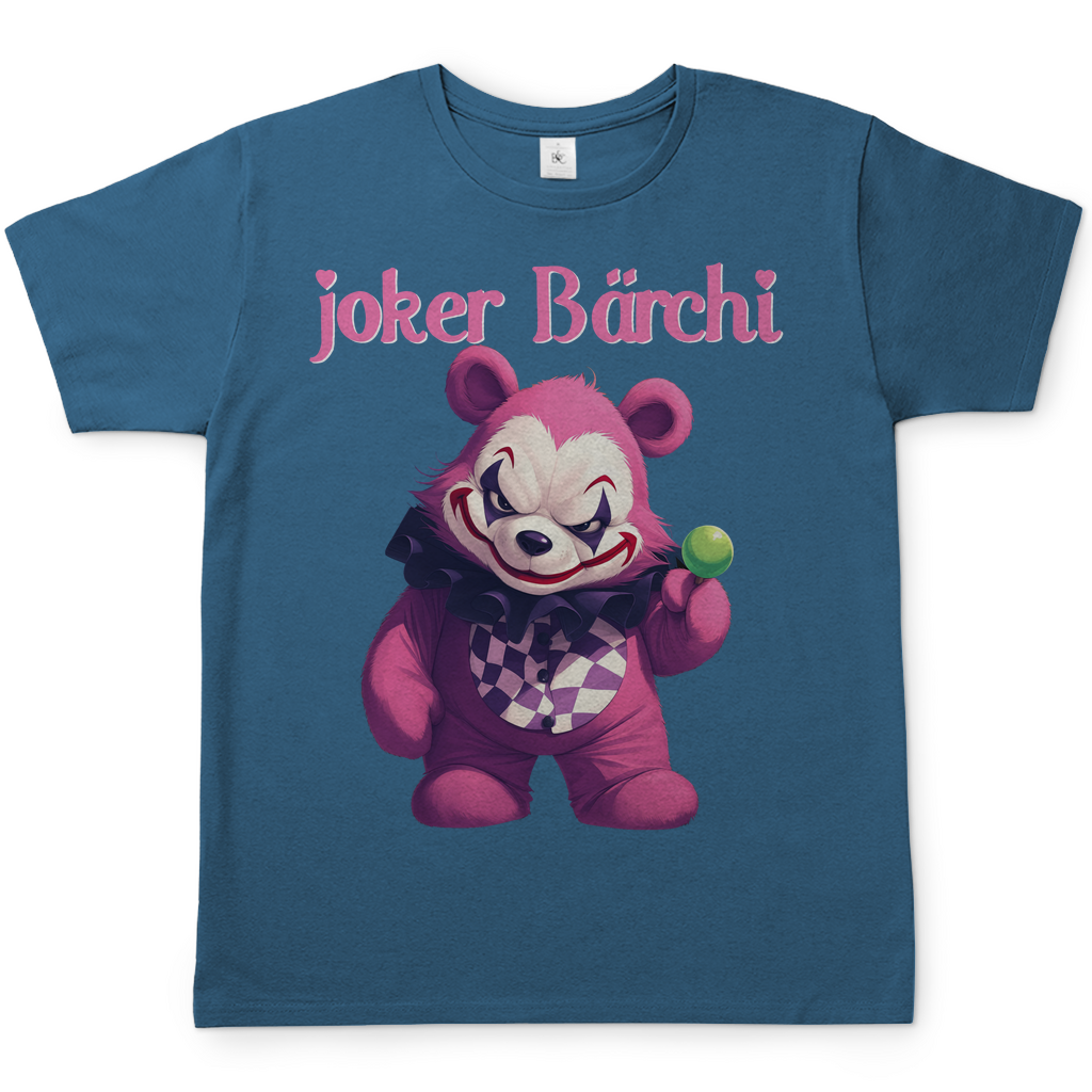 Joker Bärchi - Glücksbärchi - Herren Shirt Stone Blue
