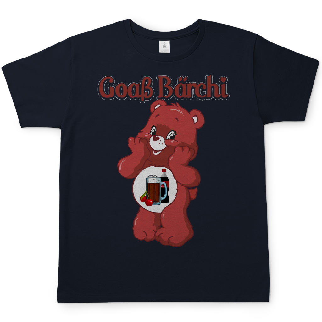 Goaß Bärchi - Glücksbärchi - Herren Shirt Navy