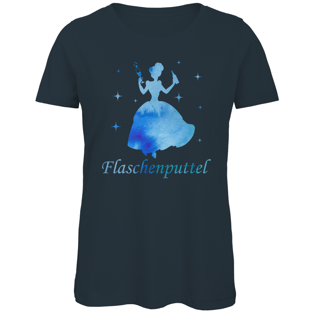 Flaschenputtel - Prinzessin Aquarell - Damen Premium Bio T-Shirt Dark Grey
