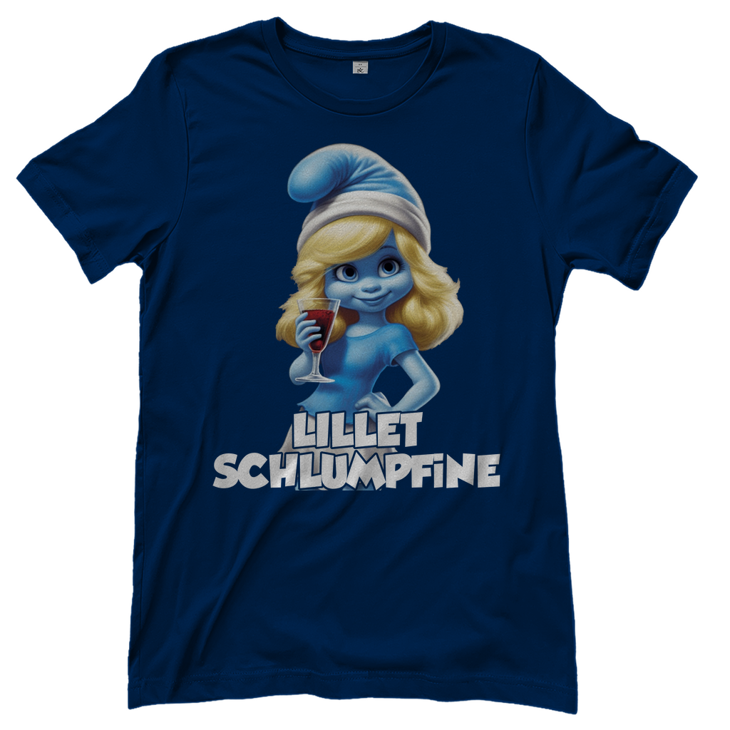 Lillet Schlumpfine Grafik - Damenshirt Navy