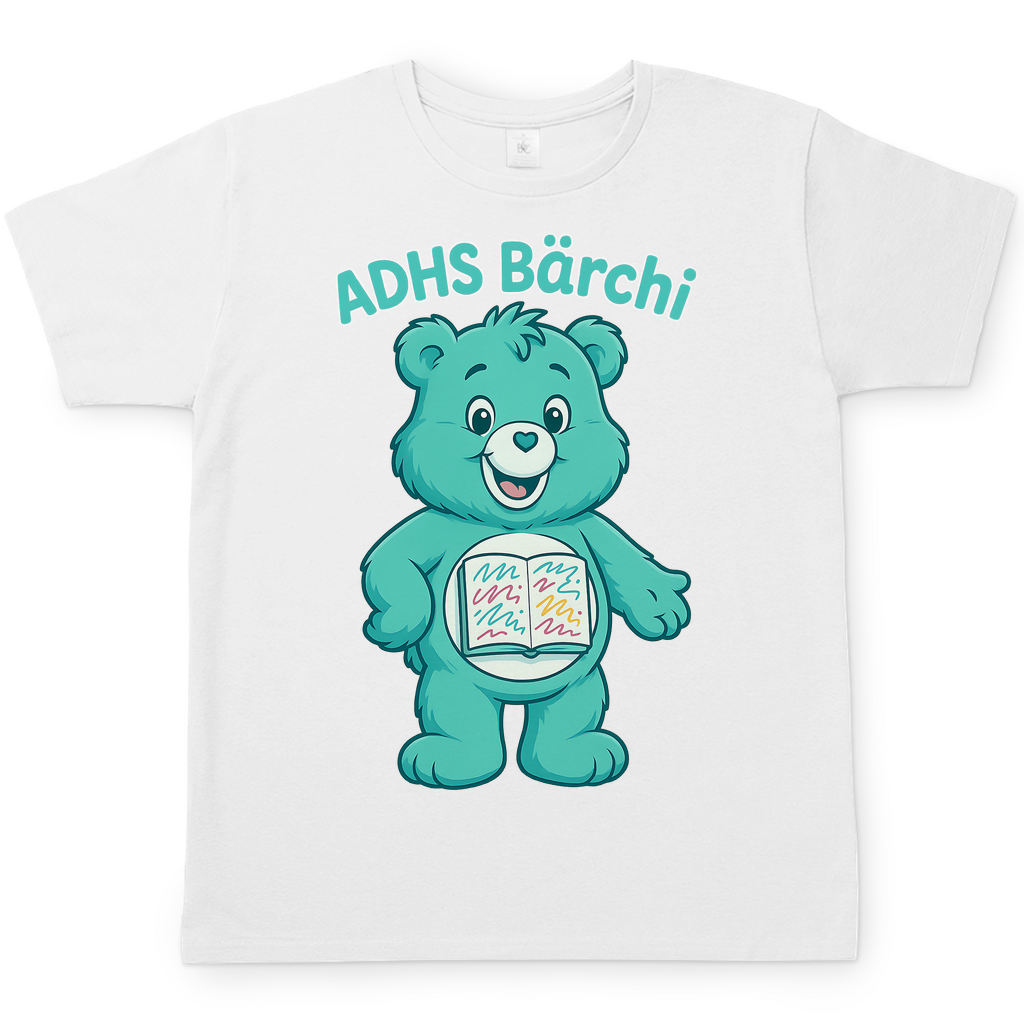 ADHS Bärchi - Glücksbärchi - Herren T-Shirt White