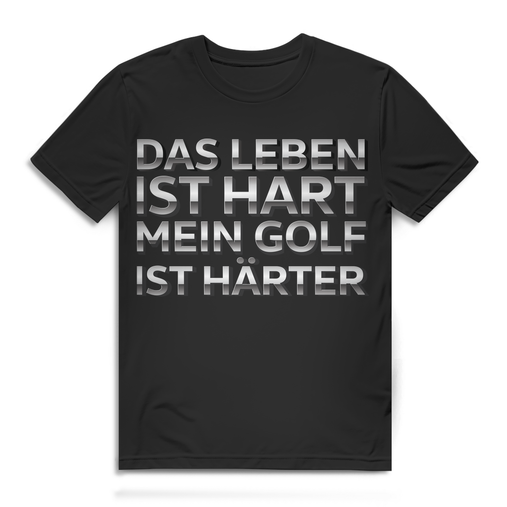 Golf Tuning Shirt Herren – Mein Golf ist härter Auto Spruch Design Black