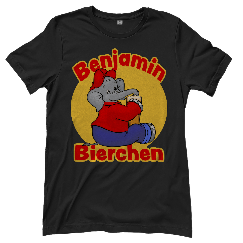 Benjamin Blümchen Bierchen - Damenshirt Black