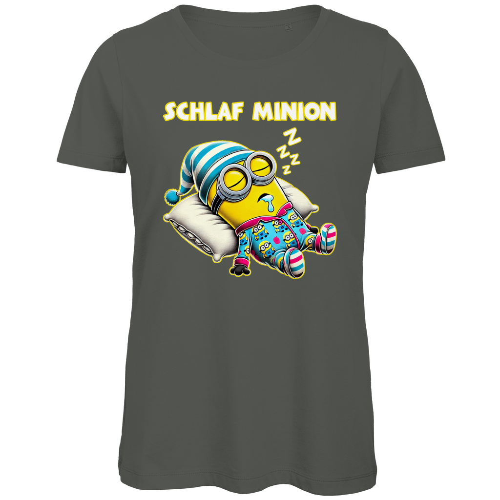 Schlaf Minion - Damen Premium Bio T-Shirt