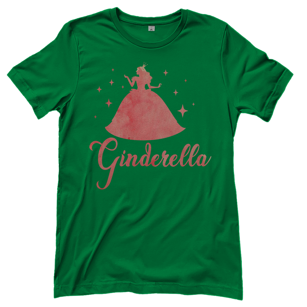 Ginderella - Prinzessin Aquarell - Damenshirt Kelly Green