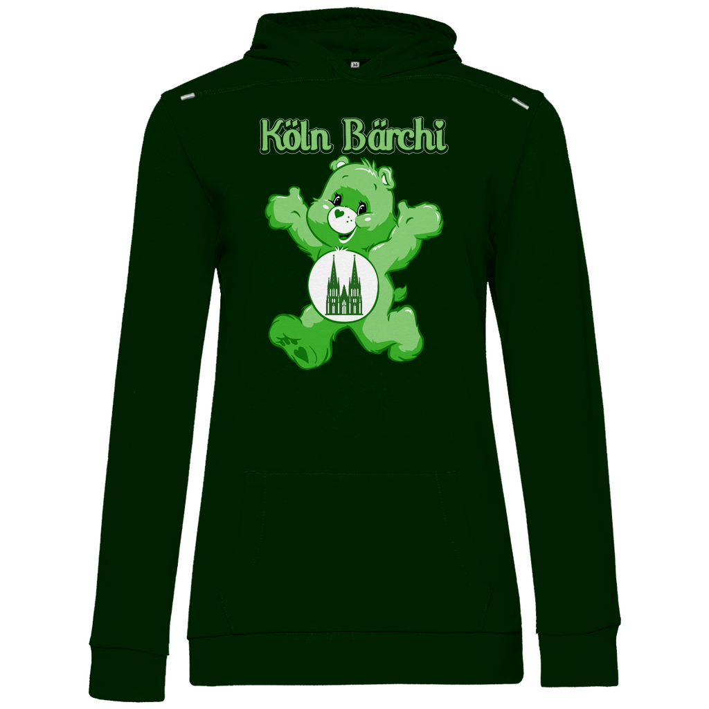 Köln Bärchi - Glücksbärchi - Damen Hoodie Forest Green