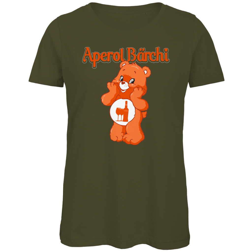 Aperol Bärchi - Glücksbärchi - Damen Premium Bio T-Shirt Khaki