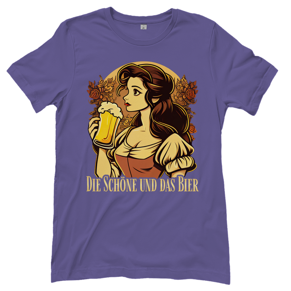 Die Schöne und das Bier Belle - Damenshirt Millennial Lilac