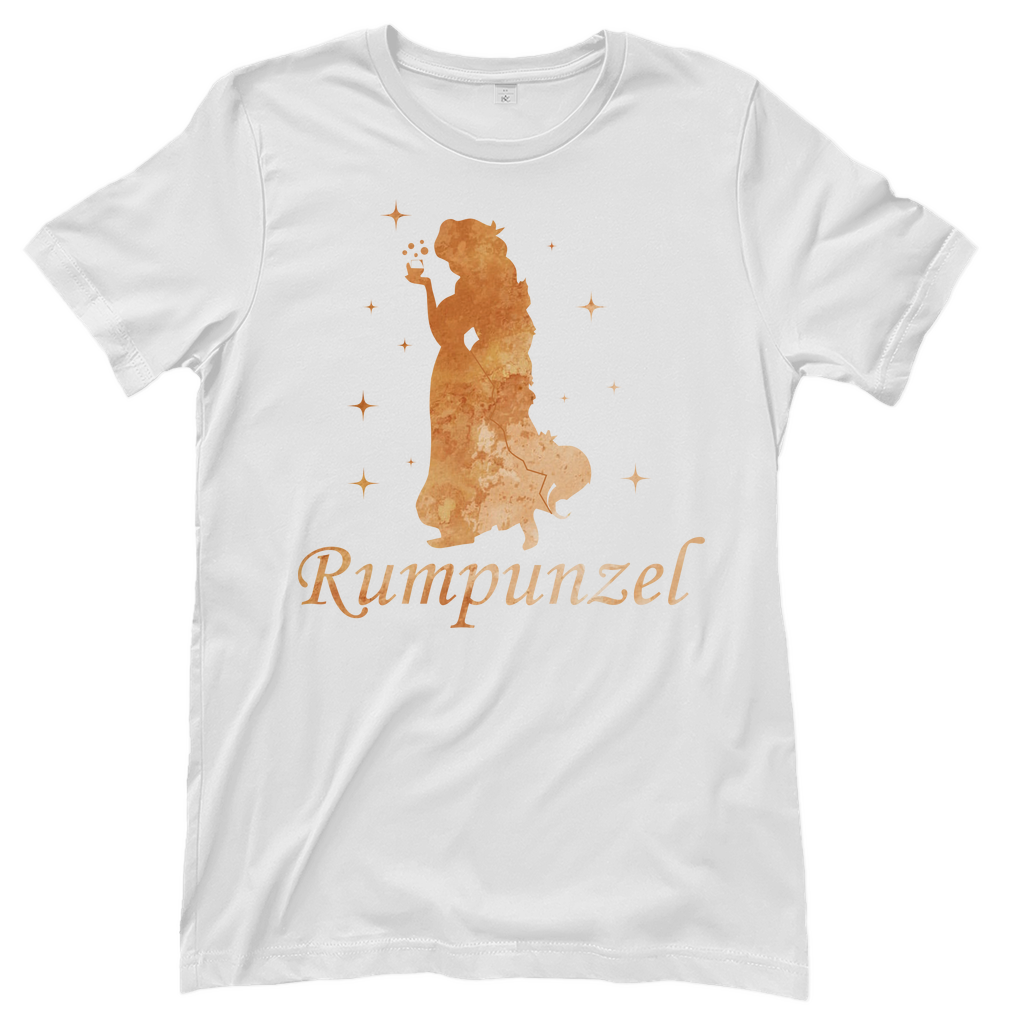 Rumpunzel - Prinzessin Aquarell - Damenshirt White