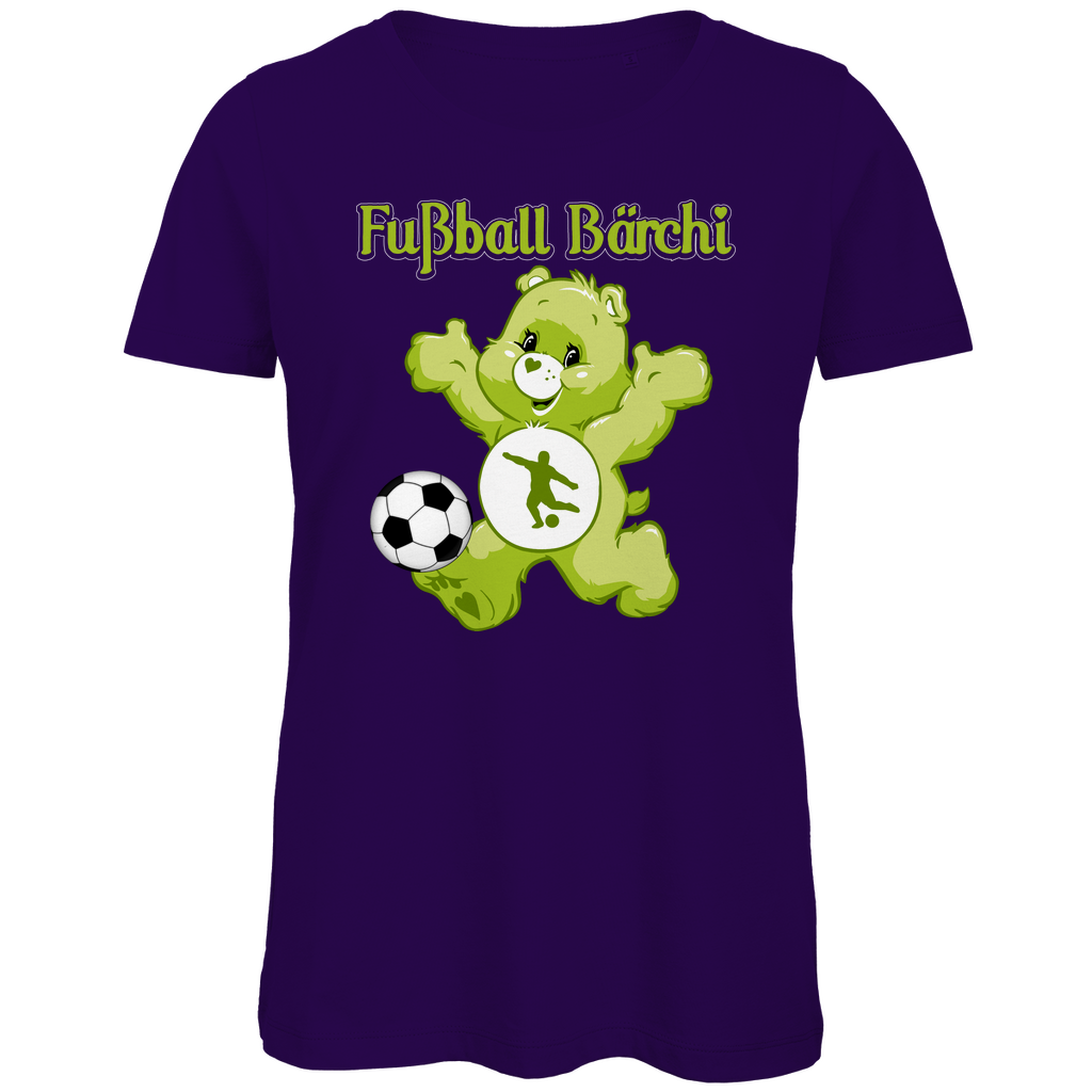 Fußball Bärchi - Glücksbärchi - Damen Premium Bio T-Shirt Urban Purple