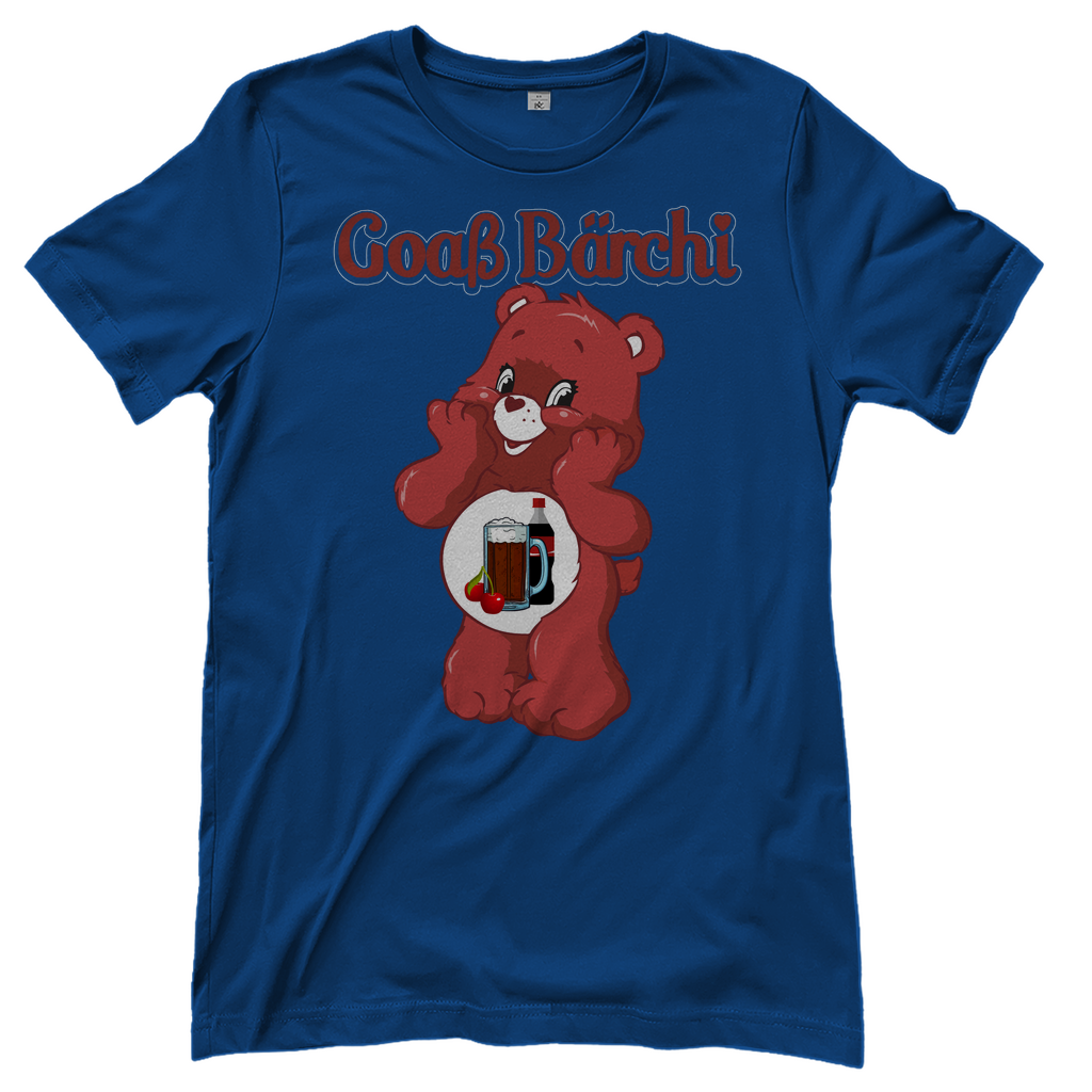 Goaß Bärchi - Glücksbärchi - Damenshirt Royal Blue